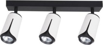 Kinkiet Mojeledy Kinkiet GU10 LED x3 biało-czarny (IK263W)