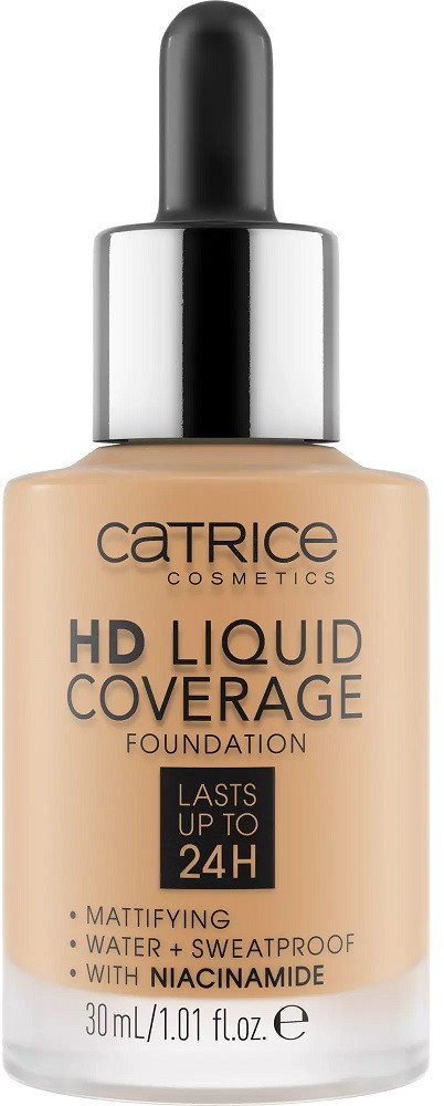 Catrice HD Liquid Coverage Foundation 24H matujący podkład do twarzy 035 Natural Beige 30ml