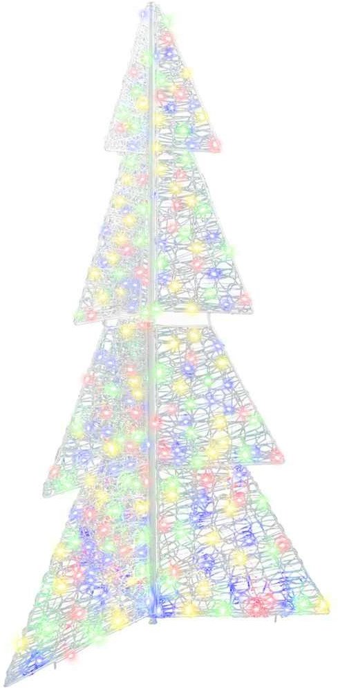 vidaXL Choinka z 240 diodami LED Wielokolorowe 180 cm Akryl