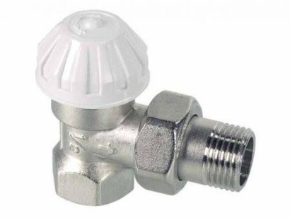 Zawór termostatyczny kątowy 1/2\"