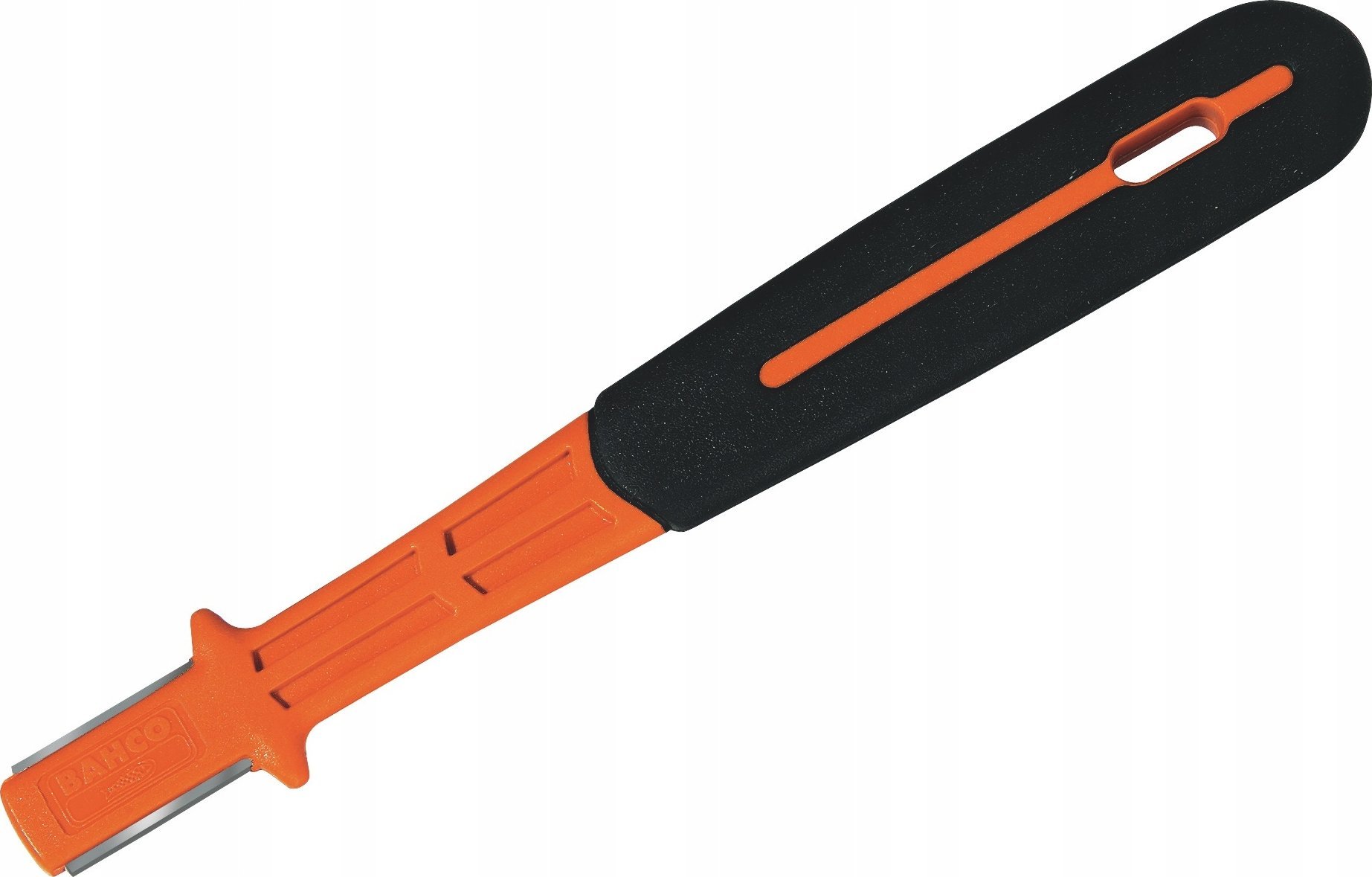 Bahco Bahco Profesionalus kietmetalinis galąstuvas. Kompaktiškas, lengvas, saugus. Paprasta naudoti. Dvi kietmetalio plokštelės užtikrina ilgaamžiškum