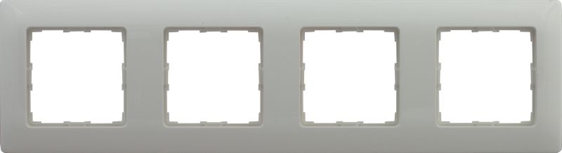 KOS Ramka poczwórna Vena biała (510484)