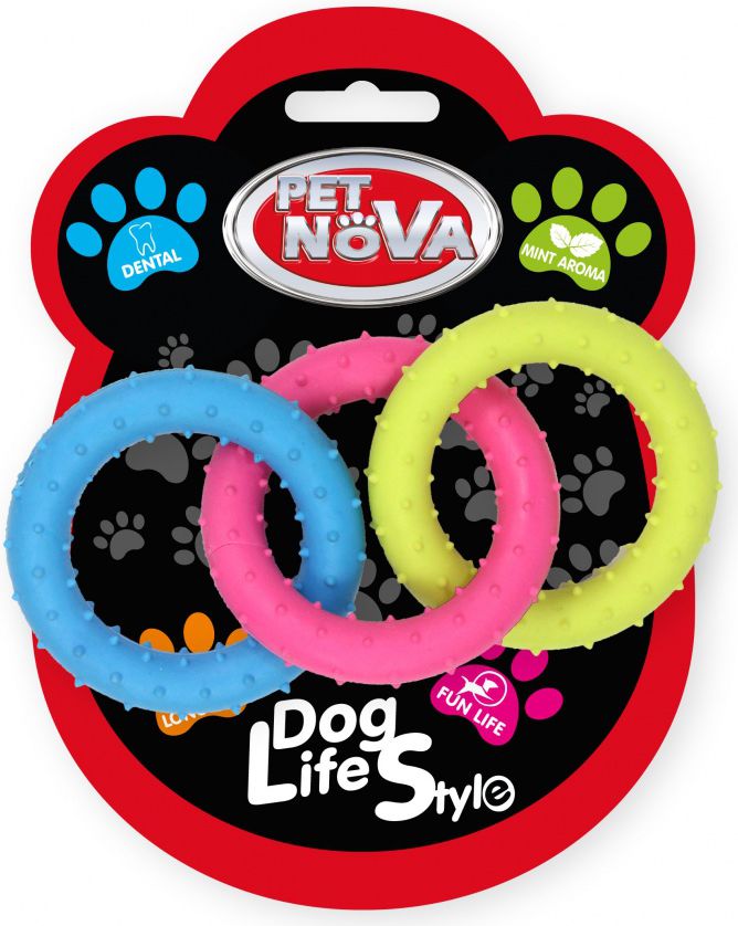 Pet Nova TPR 3-rings 18.5cm