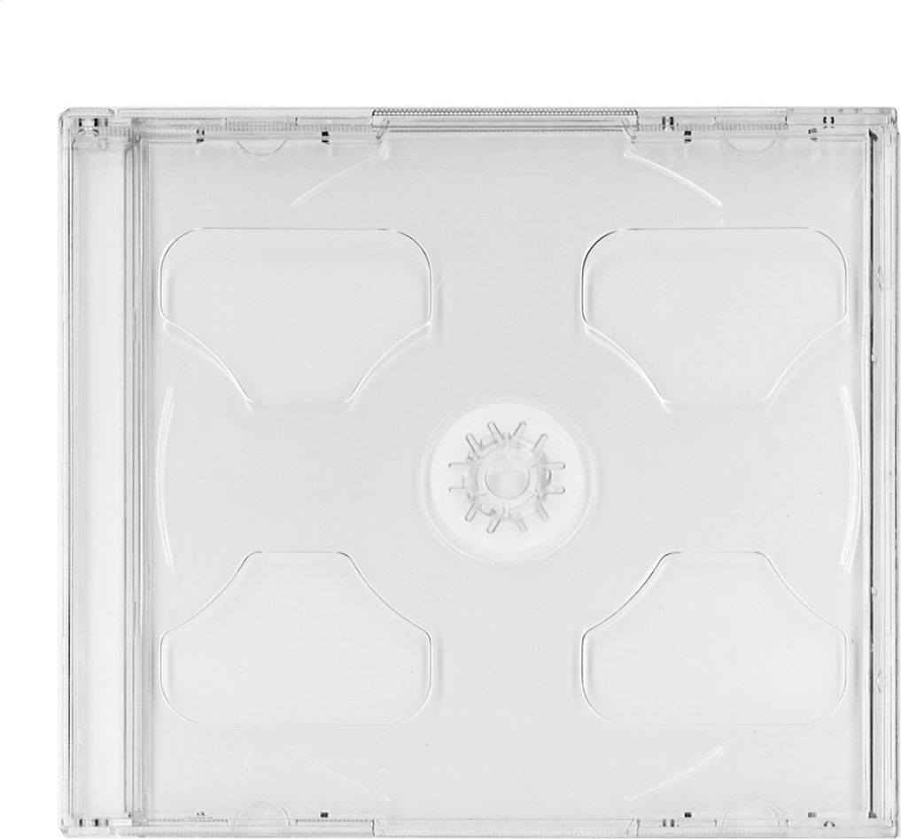 PUDEŁKO JEWEL CASE 2 CD CLEAR 44845