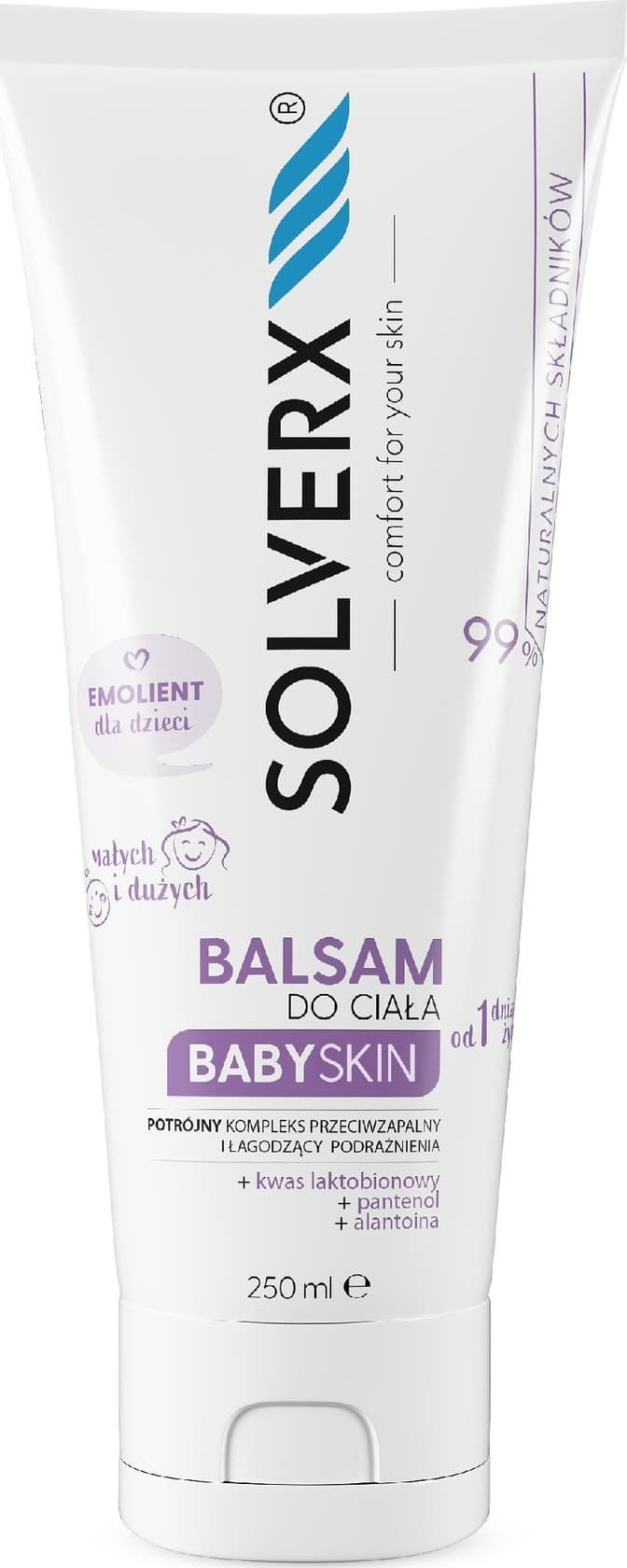 Solverx SOLVERX Baby Skin Balsam-Emolient do ciała dla dzieci 250ml