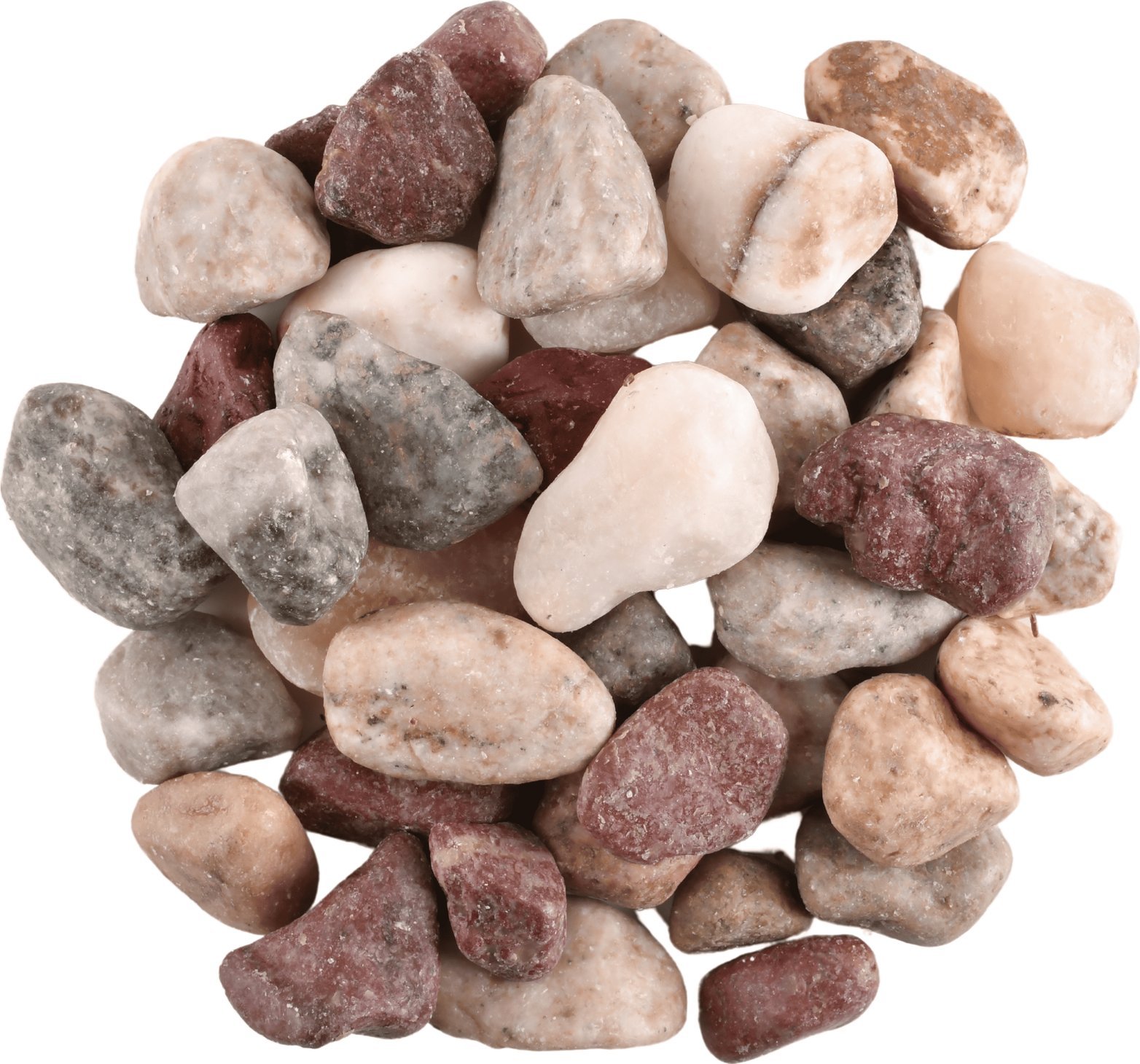 Kamienie dekoracyjne marmurowe woskowane MIX 2-4cm 900gr