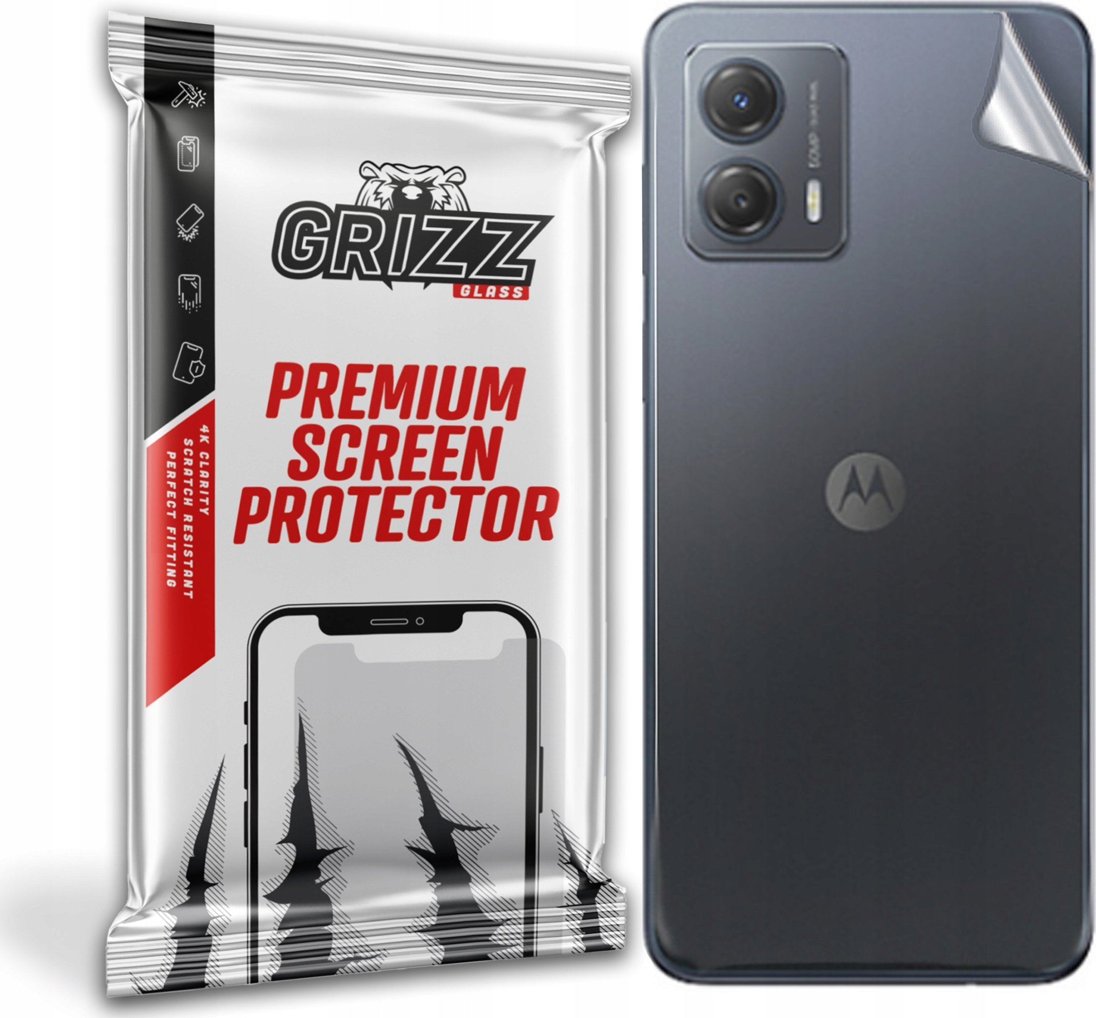 GrizzGlass Folia na tył GrizzGlass SatinSkin Motorola Moto G53