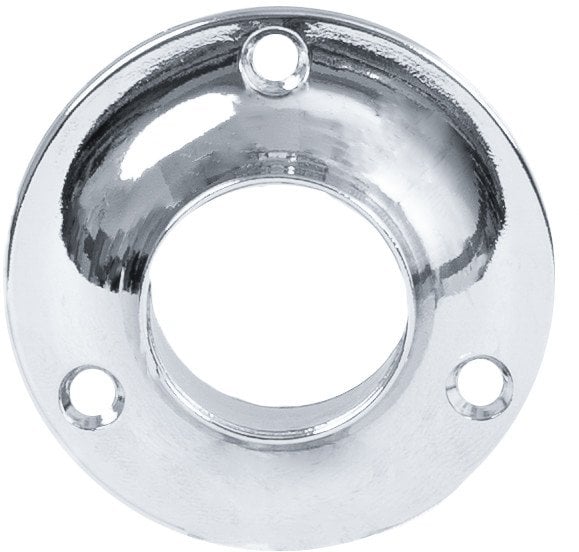 LATERAL HOLDER D25.3 HOLES.SCREW. CHROME