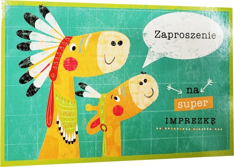 Fastima ZAPROSZENIE Okolicznościowe z życzeniami A215