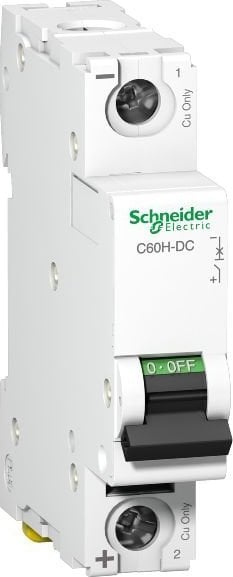Schneider Electric Wyłącznik pradu stałego C60H-DC 1P 16A C 250V DC A9N61511