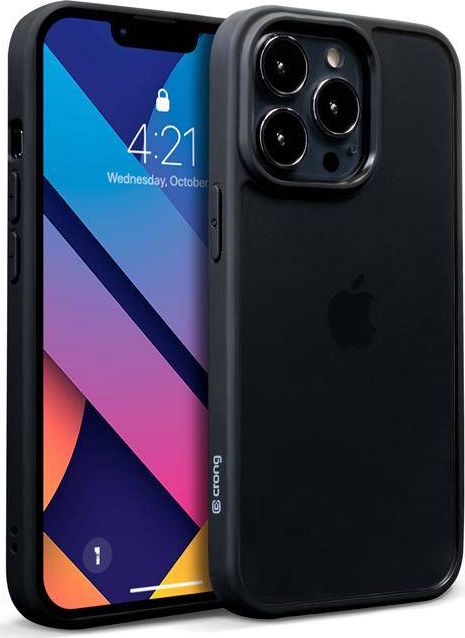Crong CRONG CLEAR COVER - ETUI IPHONE 13 PRO MAX (CZARNY) uniwersalny