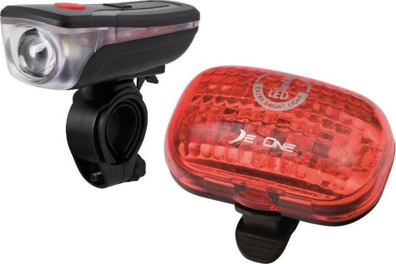 DeOne Zestaw lamp De-One HL-DE052 przód 0,5W, tył 3 led uniwersalny