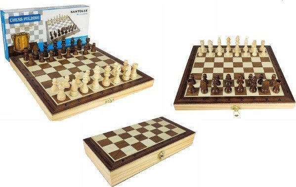 Szachy drewn magn Premium 29,5x29,5 WKGRA-13 18049