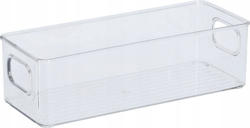 Zeller Transparentny organizer z plastiku, 25,5 x 10 x 7,6 cm