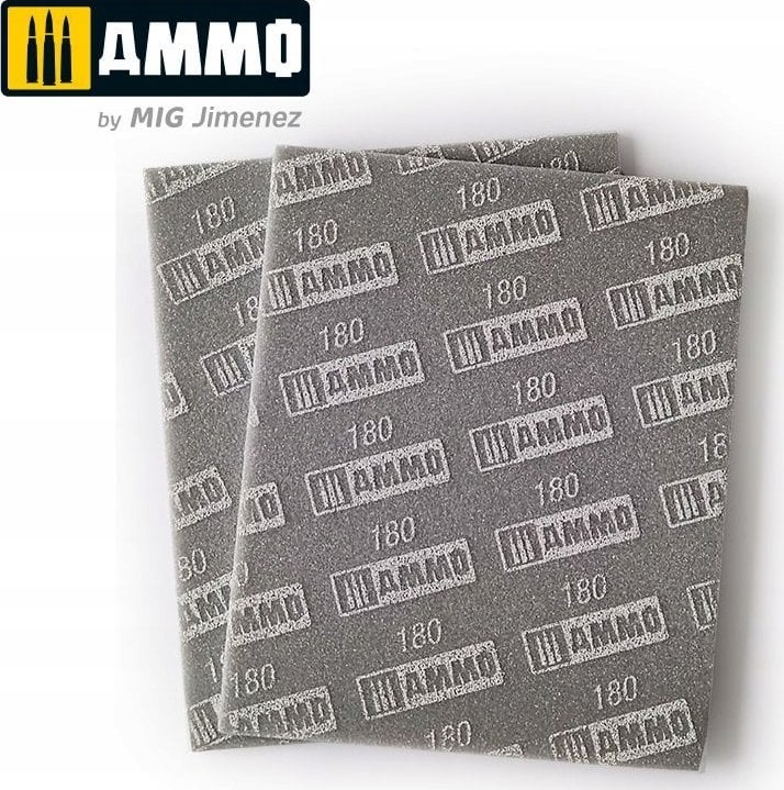 Vallejo Ammo: Sanding Sponge Sheet - 180 (2)
