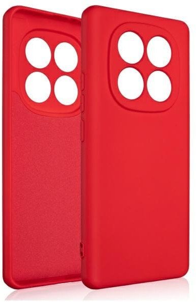 Etui Beline Silicone do Xiaomi Redmi Note 14 Pro 5G czerwony