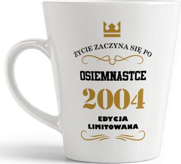 DARKSTORY KUBEK latte 18-TE URODZINY 18 LAT PREZENT osiemnastka