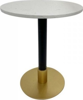 DKD Home Decor Stolik DKD Home Decor Metal Biały Marmur 50 x 50 x 61 cm