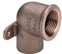 Viega Kolano ze złączkami naściennymi 18mmx1/2" (102210)