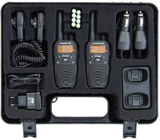 Krótkofalówka Stabo stabo freecomm 700 2 szt. zestaw walizek