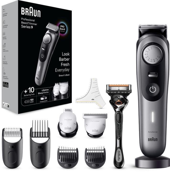 Braun Trymer do brody, trymer z narzędziami barberskimi i