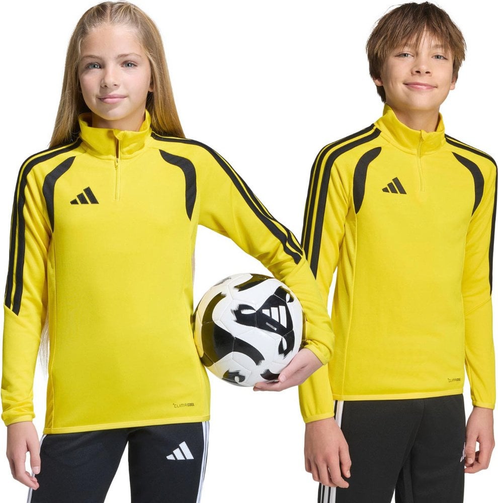 Bluza dla dzieci adidas Tiro 26 League Training Top żółto-czarna JY7158 128cm
