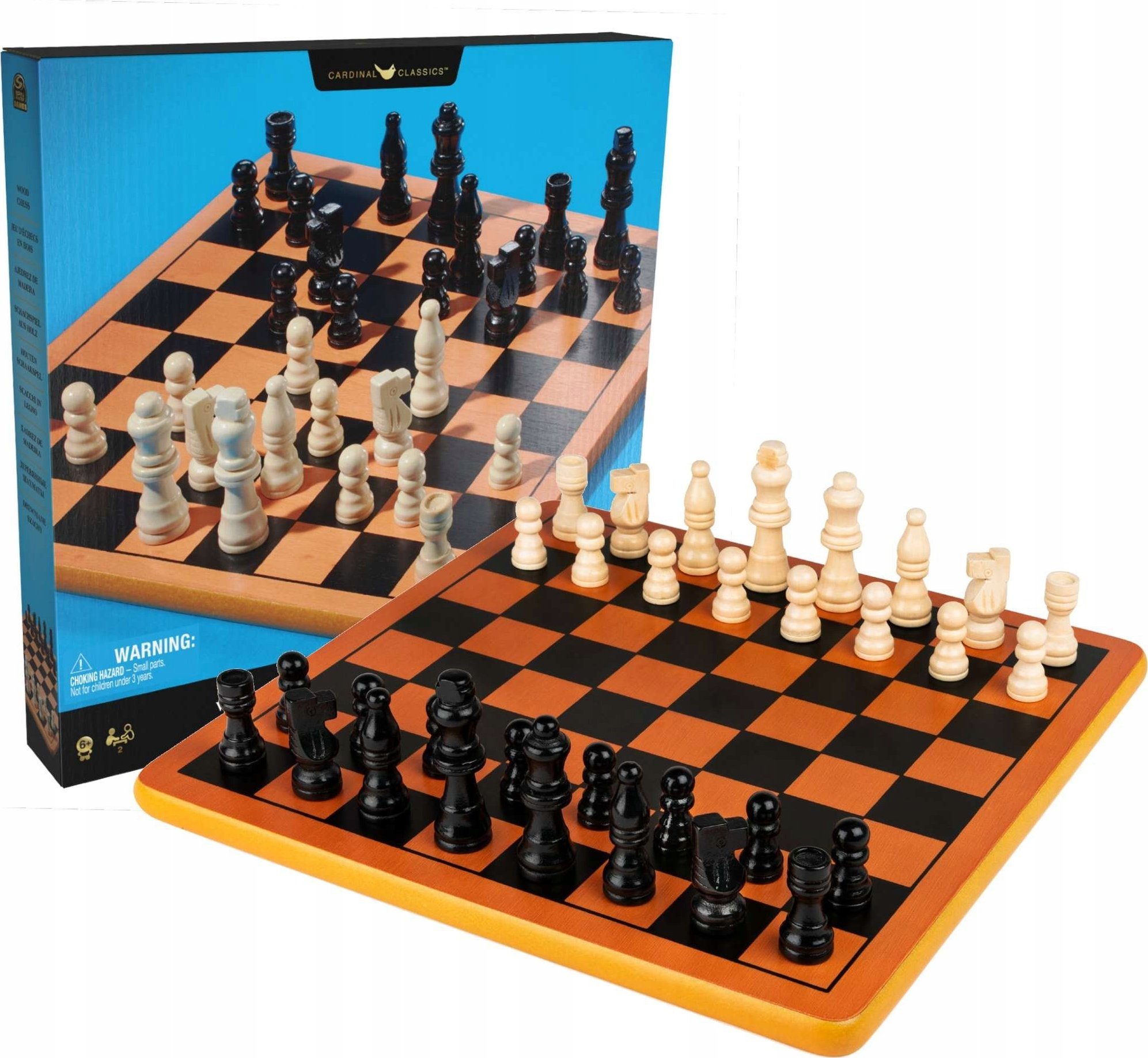 Spin Master Gra Drewniane Szachy