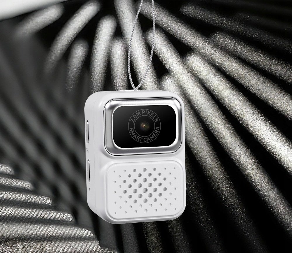 Mini Aparat Cyfrowy Xrec X3 2mp Video Lcd 0,96 Wisiorek Breloczek Zawieszka / X3 Biały