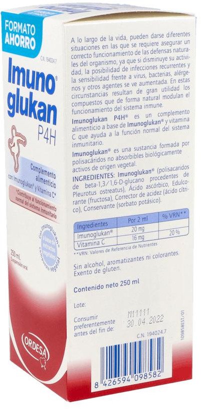 Ordesa Imuno Glukan P4h 250ml