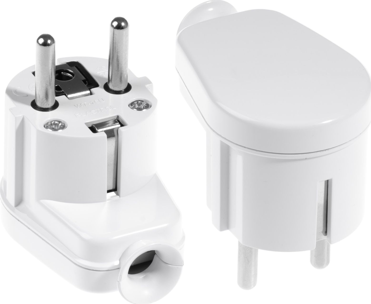 Opal Wtyczka kątowa rozbieralna WT-16U 2P+Z 16A biała