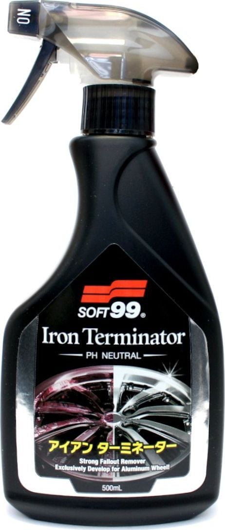 Soft99 Soft99 Iron Terminator płyndo mycia felg 500ml+pedzelek uniwersalny
