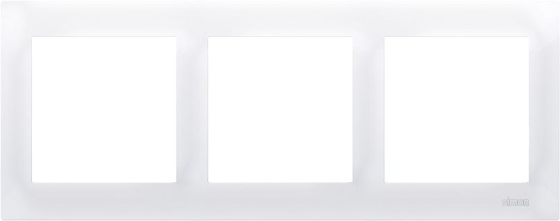 Kontakt-Simon Ramka 3-krotna 54 Premium do puszek karton-gips biały (DRK3/11)
