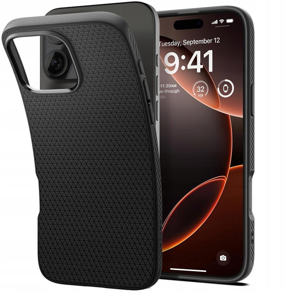Etui Spigen Liquid Air do Apple iPhone 17 Pro Matte Black