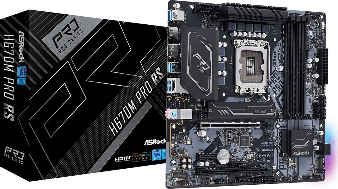 Płyta główna ASRock H670M PRO RS
