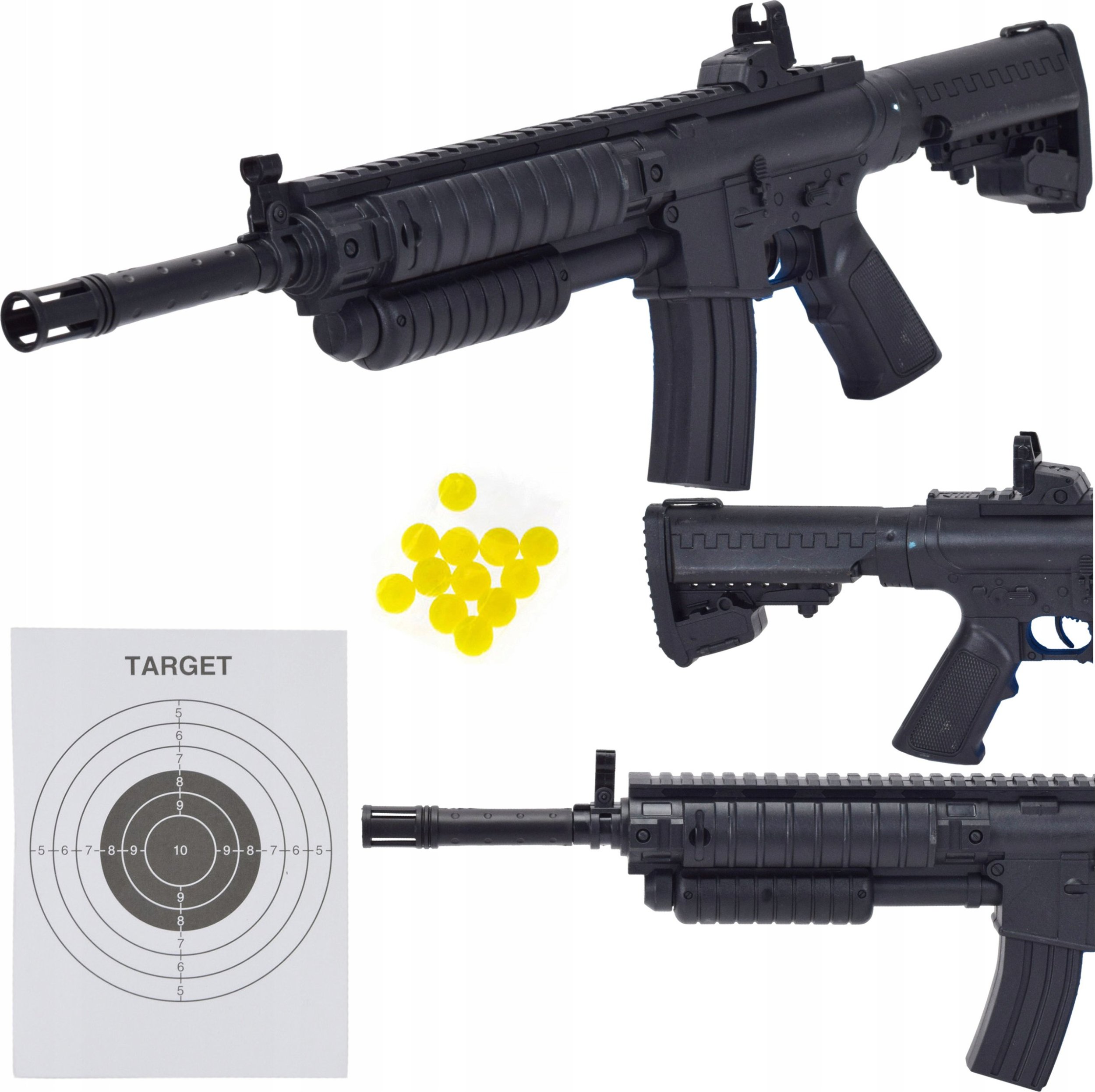 Skleplolki KARABIN PISTOLET NA KULKI BB 6MM CELOWNIK REPLIKA ZABAWKA BROŃ