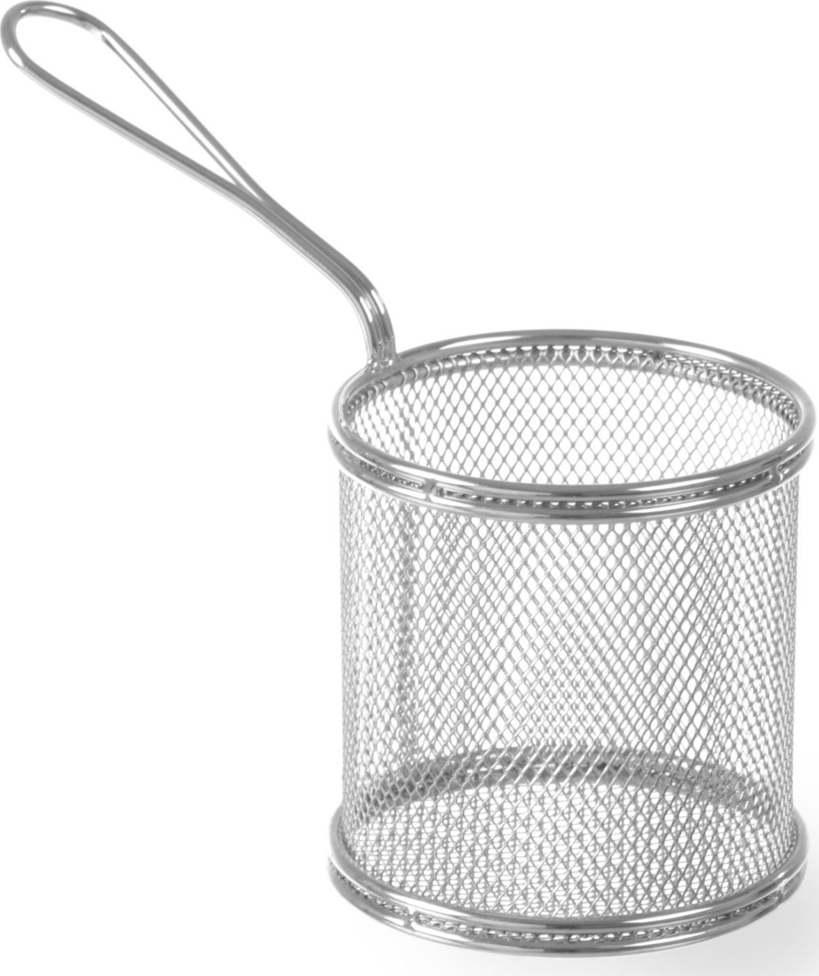 Hendi Koszyk miniaturowy do smażonych przekąsek stal nierdzewna śr. 90mm wys. 90mm - Hendi 426449 Koszyk miniaturowy do smażonych przekąsek stal nierd