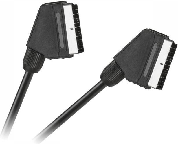 Kabel Scart - Scart 3m czarny (KPO2705-3)