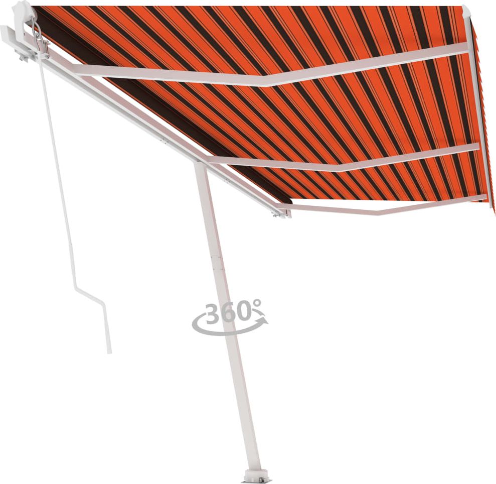 vidaXL Wolnostojąca, ręcznie zwijana markiza, 600x300 cm