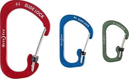 NiteIze Zestaw Karabinków Nite Ize Slide Lock 2,3,4 ALU
