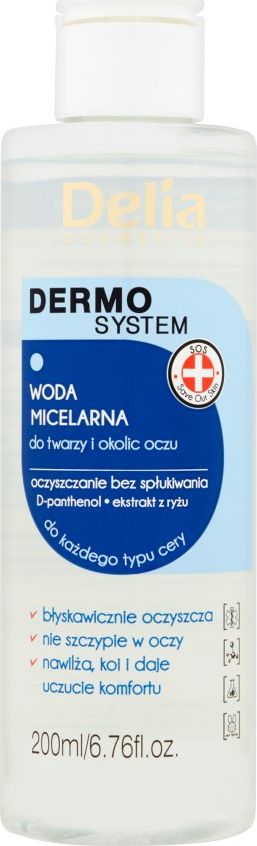Delia Dermo System Płyn micelarny do demakijażu 200ml