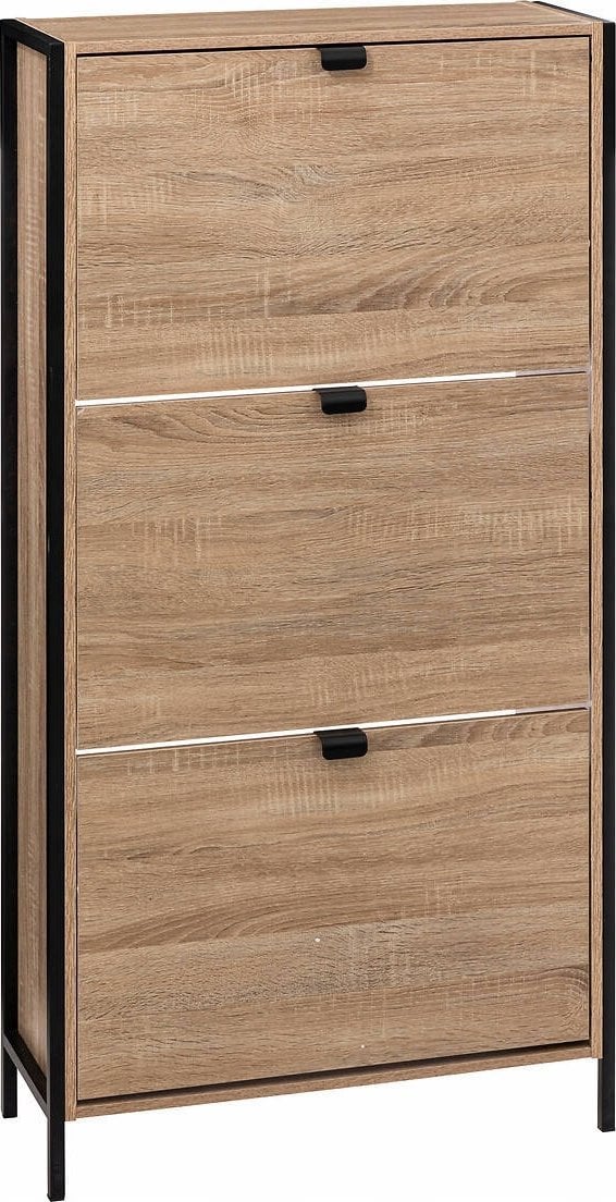 5five Szafka na buty ALIAJ, 3 przegrody, 63,2 x 24 x 122 cm