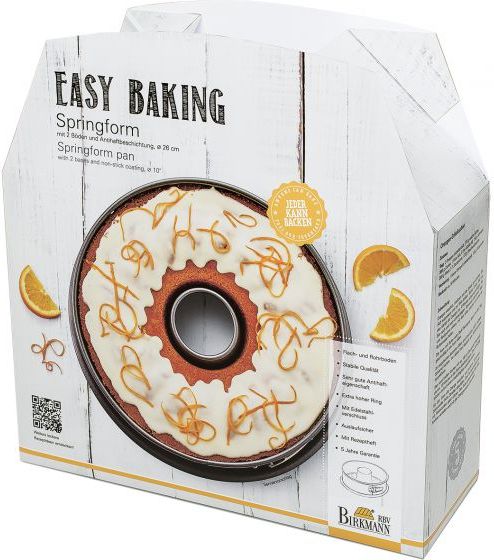Birkmann Tortownica - dwa rodzaje dna EASY BAKING 26 cm (4026883881044)