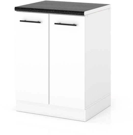 Szafka Kuchenna Stojąca Z Blatem Modułowa 60cm Spremium Biały Mat