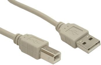 Kabel USB Gembird USB-B - 3 m Beżowy (CCUSB2AMBM10)