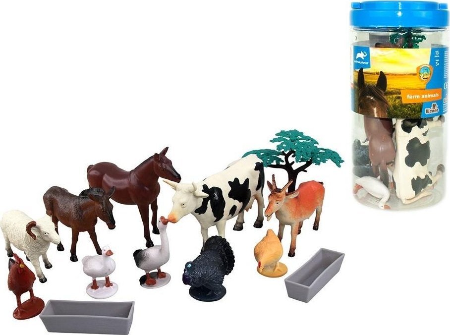 Figurka Madej Zwierzęta wiejski 13szt