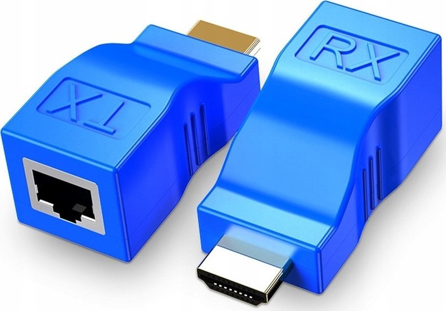 System przekazu sygnału AV Pawonik EXTENDER KONWERTER HDMI NA LAN PO SKRĘTCE RJ45 30M