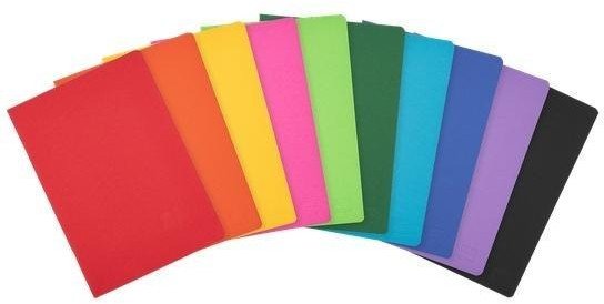 Zeszyt A4/60K linia z marginesem Rainbow (5szt)