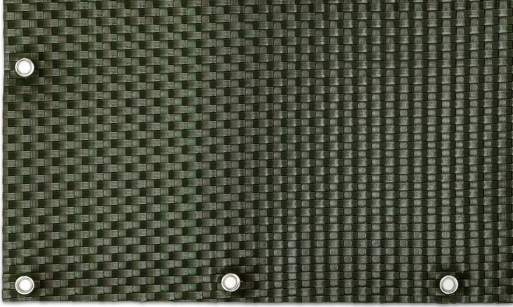 Basari Mata osłona na balkon OCZKOWANA NA WYMIAR ZIELONY