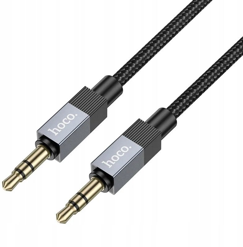 Kabel AUX Jack 3,5 mm (męski) do Jack 3,5 mm (męski) Hoco 1 m UPA32 czarny