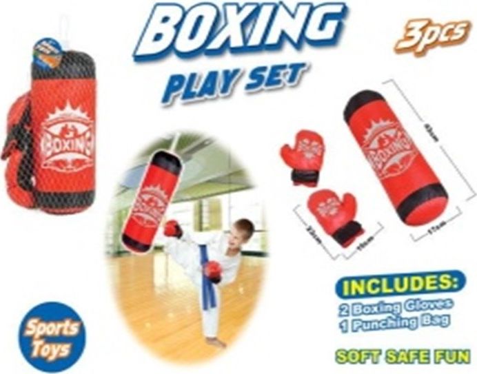 Worek bokserski i rękawice zestaw do boksowania